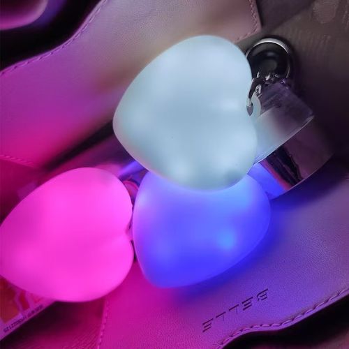 3PCS LED heart-shaped handbag sensor light💡❤