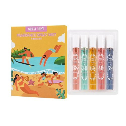 Mini Perfume Gift Set 5 * 10ml Travel Size Alcohol-Free Long-Lasting Fragrance Spray