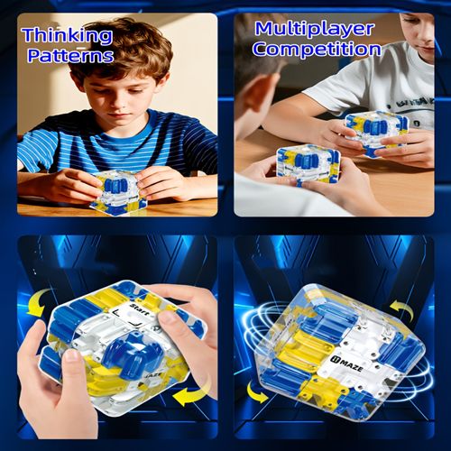 Children's 3D Rotating Maze Magic Cube Toy