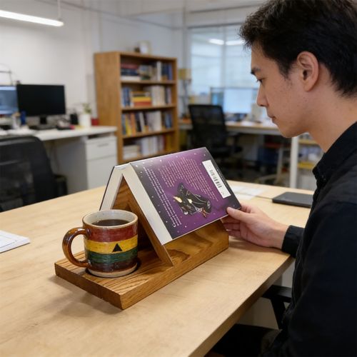 Multifunctional Triangular Reading Stand