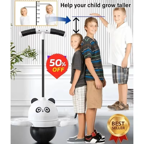 New Product Children Balance Exercise Toy Light Plastic Panda Jump Ball Kindergarten Fitness Sports Equipment High Bounce