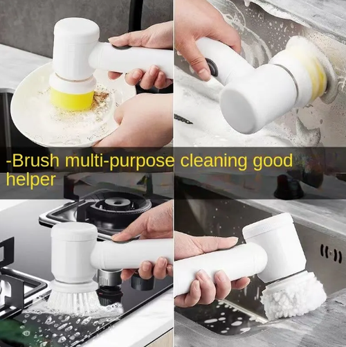 Multi-functional electric cleaning brush - suitable for kitchen and bathroom