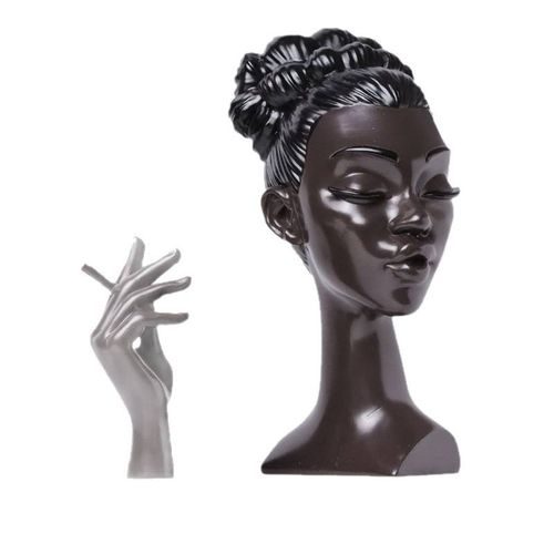 🔥🔥🔥Hot selling Black Smoking Ladies Aromatherapy Stove Character Ornament