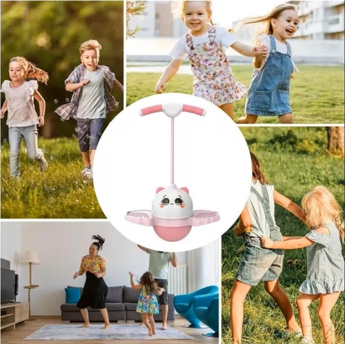New Product Children Balance Exercise Toy Light Plastic Panda Jump Ball Kindergarten Fitness Sports Equipment High Bounce