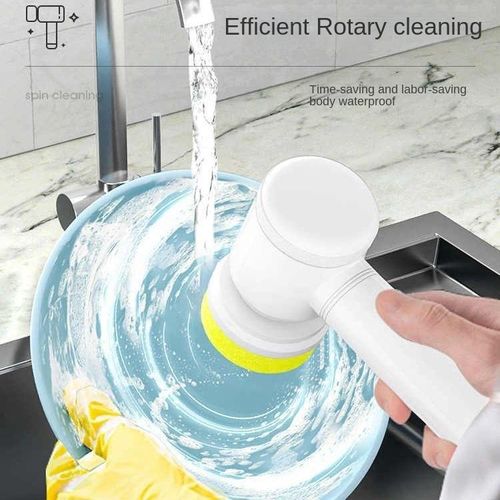 Multi-functional electric cleaning brush - suitable for kitchen and bathroom