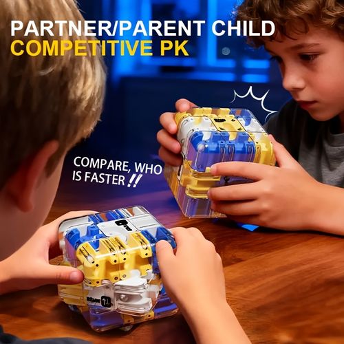 Children's 3D Rotating Maze Magic Cube Toy