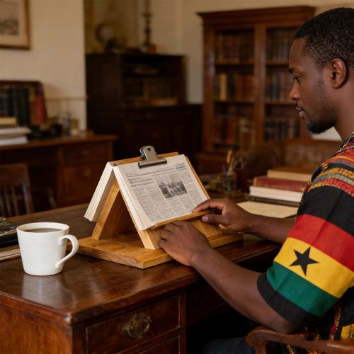 Multifunctional Triangular Reading Stand