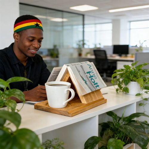 Multifunctional Triangular Reading Stand