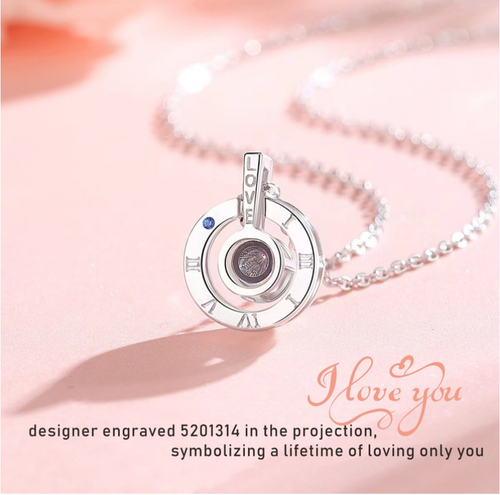 🎁100 Languages I Love You Fashion Projection Necklace