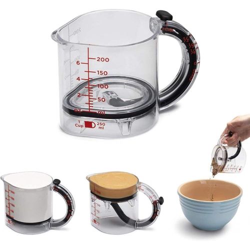 All-in-one adjustable measuring cup