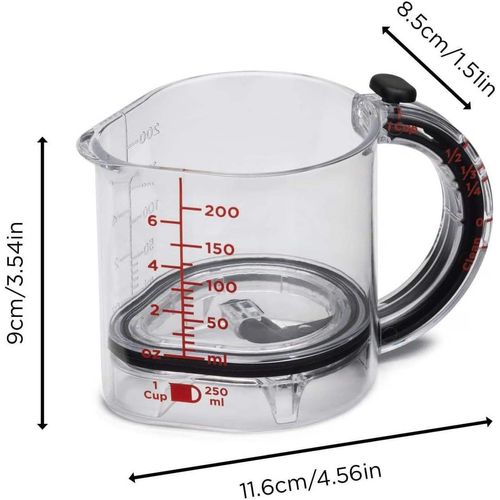 All-in-one adjustable measuring cup