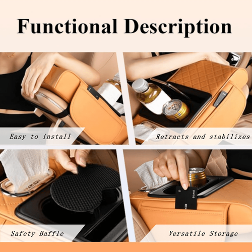 🚗Car Tissue Box Organizer, Console Storage Box, Armrest Box, Console Cushion, Console Height Increase Box, And Floor Consoles, Console Phone Storage Box, Armrest Box For Car