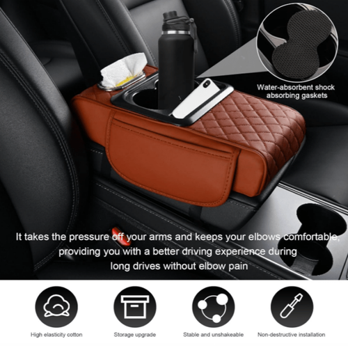 🚗Car Tissue Box Organizer, Console Storage Box, Armrest Box, Console Cushion, Console Height Increase Box, And Floor Consoles, Console Phone Storage Box, Armrest Box For Car