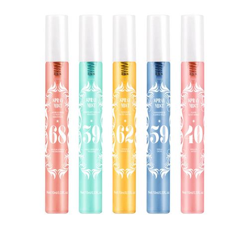 Mini Perfume Gift Set 5 * 10ml Travel Size Alcohol-Free Long-Lasting Fragrance Spray