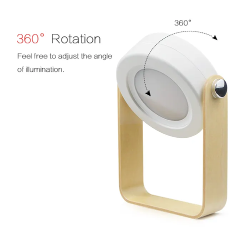 ABS handle, rechargeable, foldable, illuminated touch lamp, charging night light, reading lamp, portable lantern, dimmable.