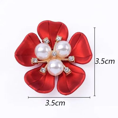 Petal-shaped button flap, clothing accessories