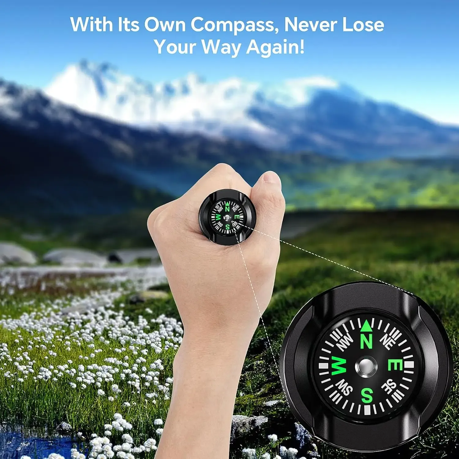 Outdoor Riding Sports Motorcycle Helmet Camera Flashlight Lighting Adventure Video Recorder