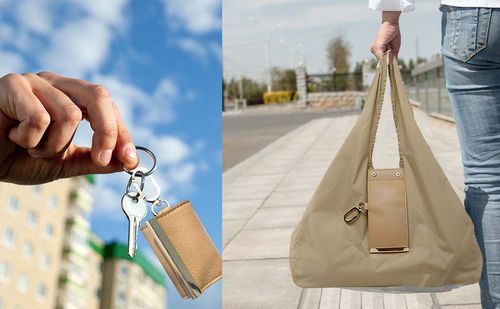 Mini keychain storage bag (foldable)
