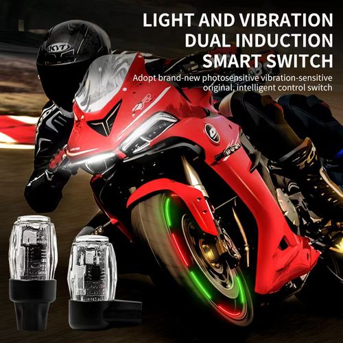 2 or 4 LED vehicle tire valve stem lights