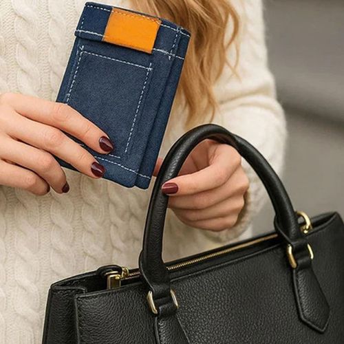 Mini jeans wallet