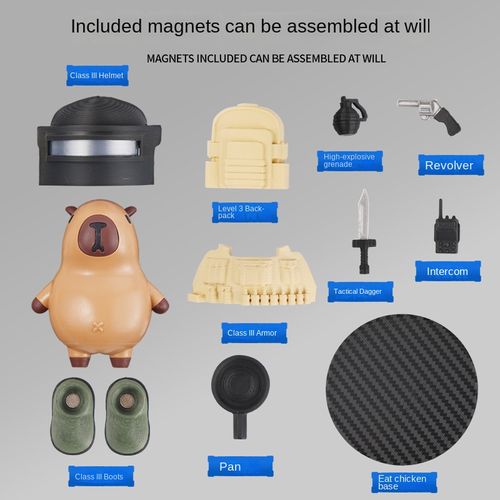 Capybara Magnetic Creative Ornament Toy