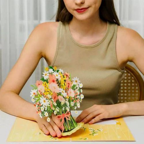💐3D exquisite greeting card gift