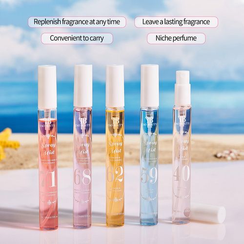 Mini Perfume Gift Set 5 * 10ml Travel Size Alcohol-Free Long-Lasting Fragrance Spray