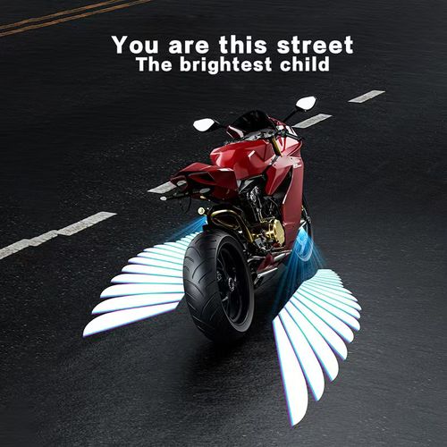 Motorcycle LED Angel Wings Stylish Projector Light Set