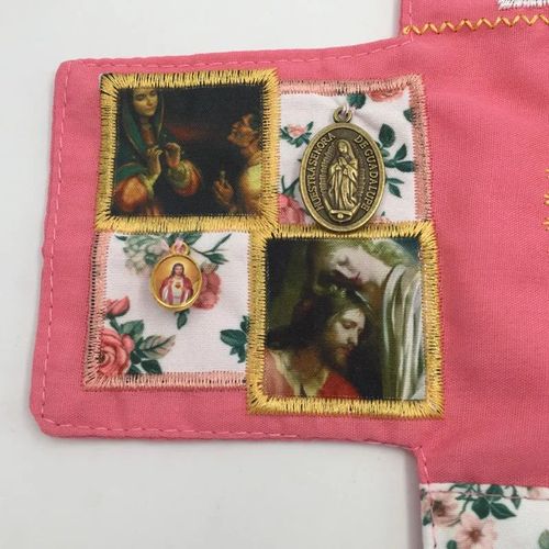Handmade pocket prayer book Religious gifts, prayer pouch