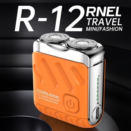 MIMI's new electric shaver features a magnetic dual blade opening, 2-speed USB charging, mini car portable, and men's electric mobile shaver