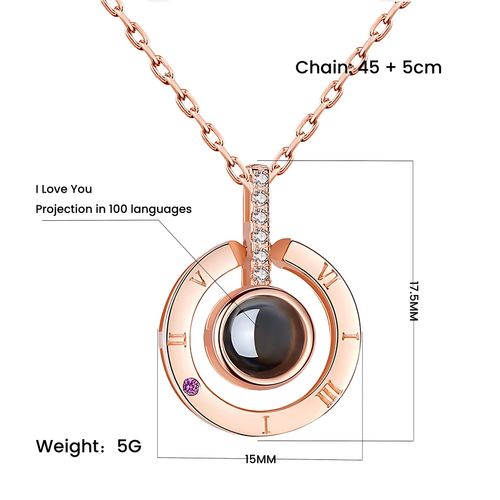 🎁100 Languages I Love You Fashion Projection Necklace