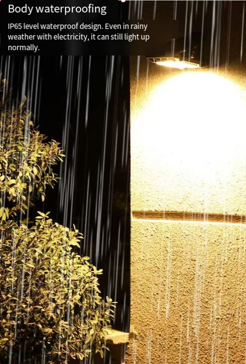 LED solar clip light, motion sensor light, courtyard light, outdoor waterproof wall with automatic safety decoration, umbrella clip garden