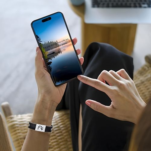 4pcs  NFC Bible Elastic Bracelet   (Built-in NFC chip)