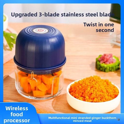 Mini Rechargeable Electric Garlic Mincer – Automatic Garlic Grinder for Kitchen