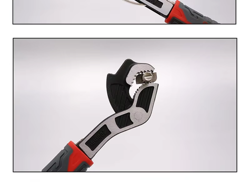 Multi-Function Universal Wrench - SMU 8-Inch Quick Self-Locking Auto-Adjusting Compact Tool