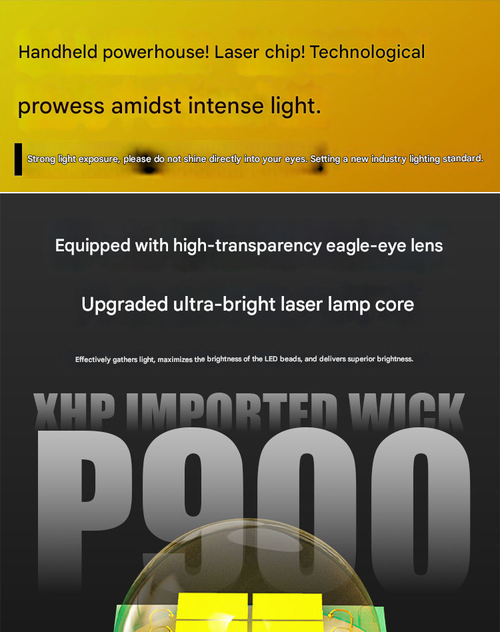 New LED Strong Light Flashlight, Super Bright Long-range, Long-lasting Rechargeable, Multi-functional Portable Emergency Work Light for Outdoor & Home