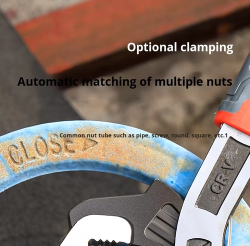 Multi-Function Universal Wrench - SMU 8-Inch Quick Self-Locking Auto-Adjusting Compact Tool