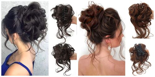 Big Black Friday Sale----Buy 1 Get 1 Free - Curly Bun Hair Claw Clips