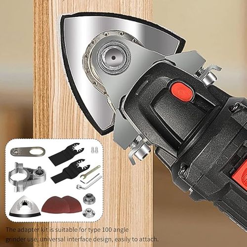 Converter Oscillating Tool Adapter Kit 100 Type Aluminum Angle Grinder Polishing Oscillating Multitool Accessories Kit