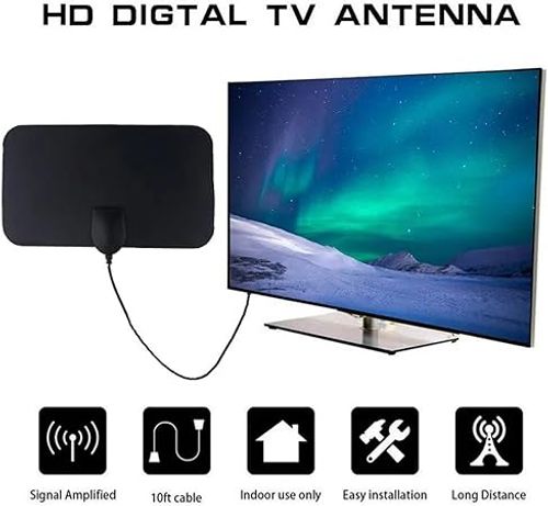 Upgraded Digital HD TV Antenna Indoor for Smart TV