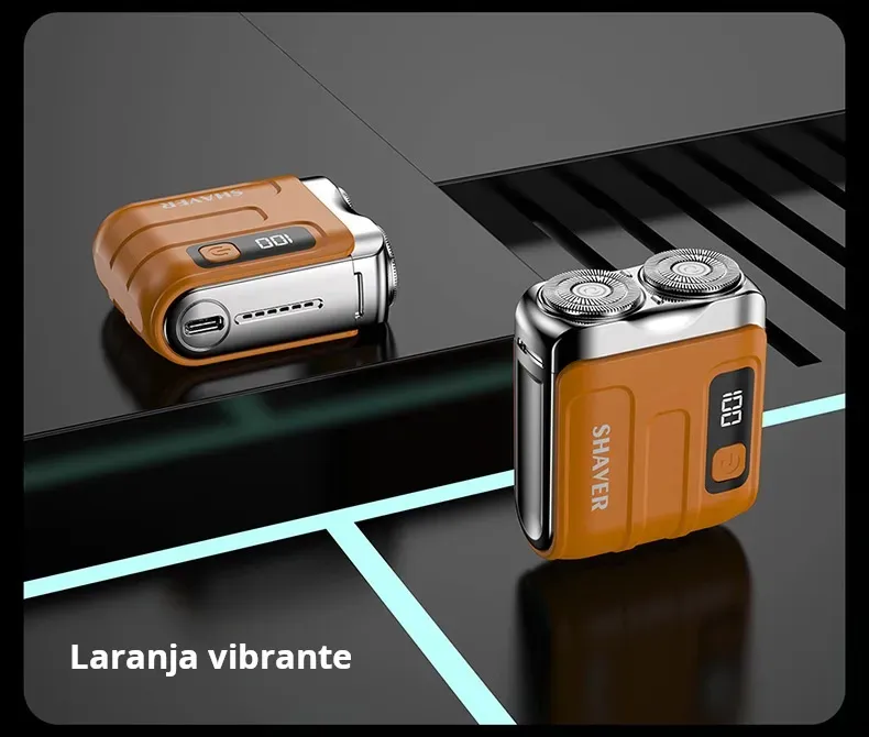 Máquina de barbear portátil