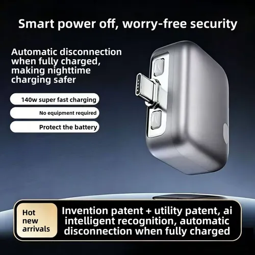 🔥Smart USB-C Power Strip with 140W Fast Charging, Automatic Power Shut-off, Safe Overcharge Protection, and Device-Friendly Design