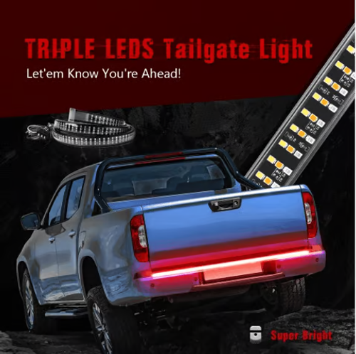 LED tailgate lights, turn signals and driving and reversing lights