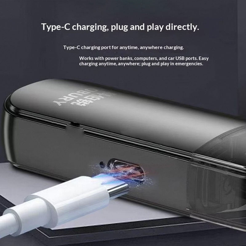 🧹 Portable Electric Nose and Ear Hair Trimmer for Men