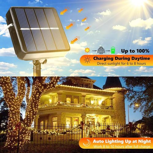 Solar Outdoor String Lights