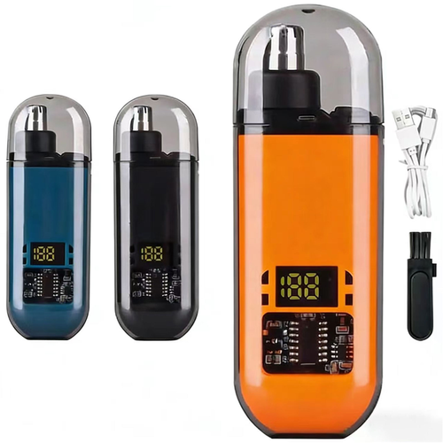 🧹 Portable Electric Nose and Ear Hair Trimmer for Men