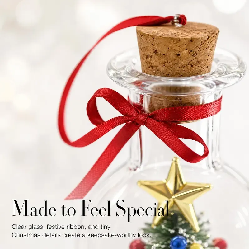 Recordable Christmas Tree in a Bottle