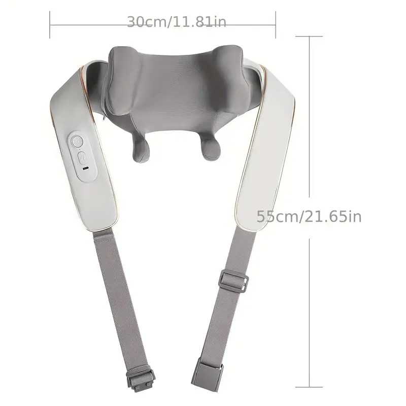 Neck Massager, Deep Tissue Cervical Massager, 6D Wireless Finger Pressure Neck And Shoulder Massager, Electric Massage for Neck