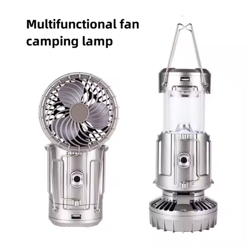 Hot sale 49%OFF前05-In-1Portable LEDcamping LanternWith Fan FREESHIPPING