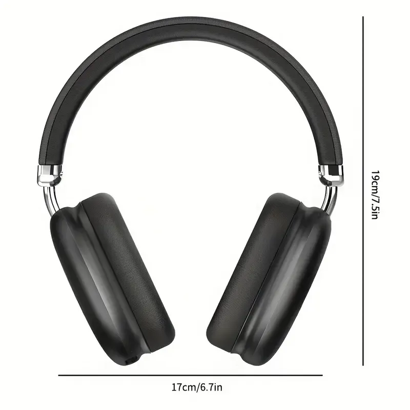 Local warehouseWireless Gaming Headset with 40-Hour Playtime, Rich Bass, Crystal-Clear Calls, Active Noise Cancellation, Gaming Headphones with Mic, USB-C Rechargeable Battery, Compatible with All Smartphones, Tablets, and Gaming Devices for Office, Travel, Gaming, and Sports